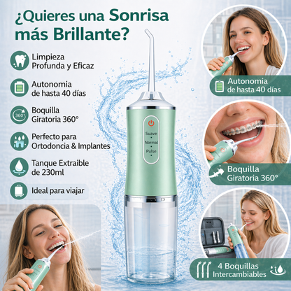Irrigador Bucal Eléctrico Portátil