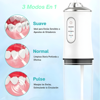 Irrigador Bucal Eléctrico Portátil